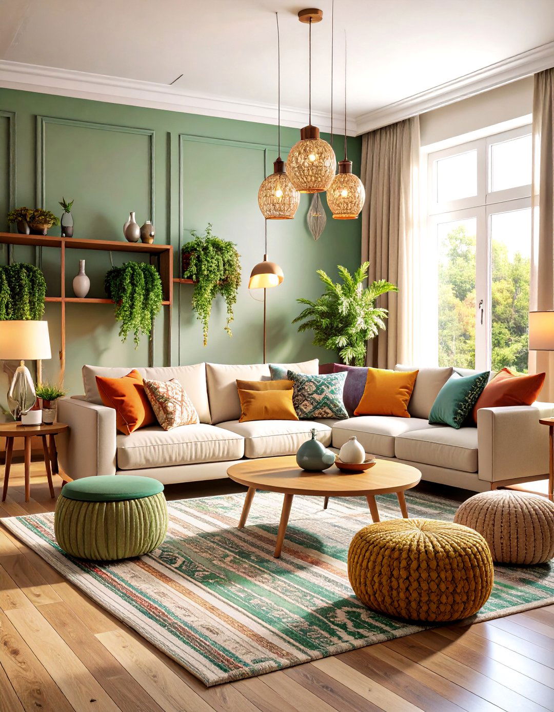 Maximalist Layered Living Room Layout - 20 Living Room Layout Ideas