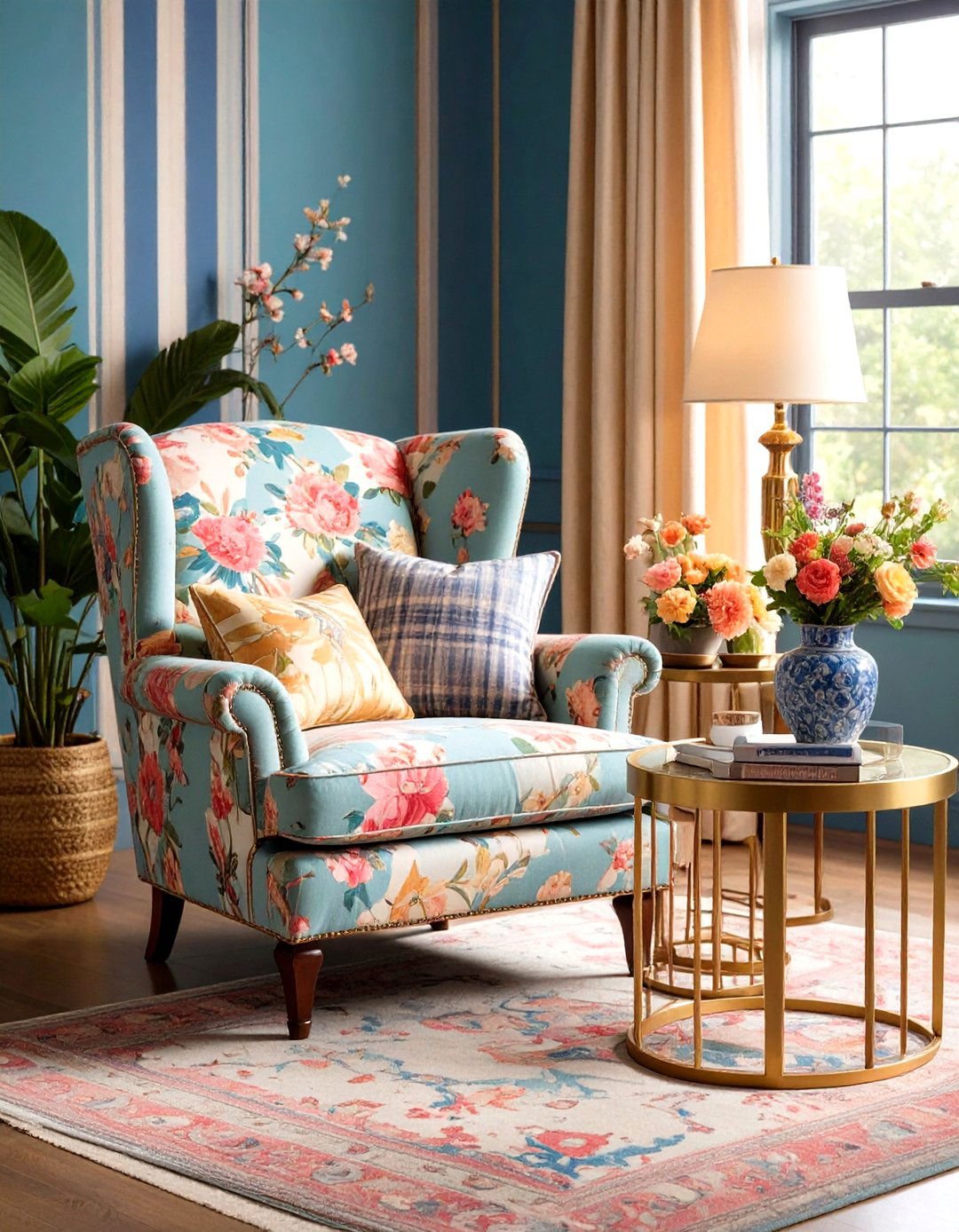 Maximalist Living Room with Pattern Mixing - 20 1980s Living Room Ideas