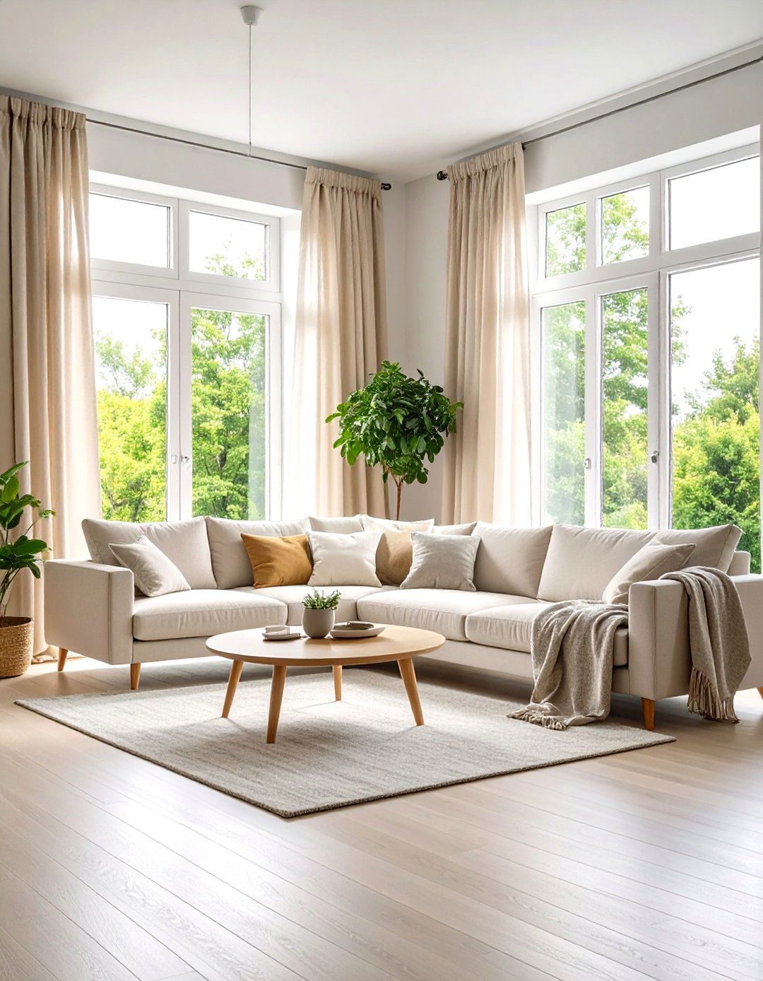 Maximize Natural Light - 20 Scandinavian Living Room Ideas