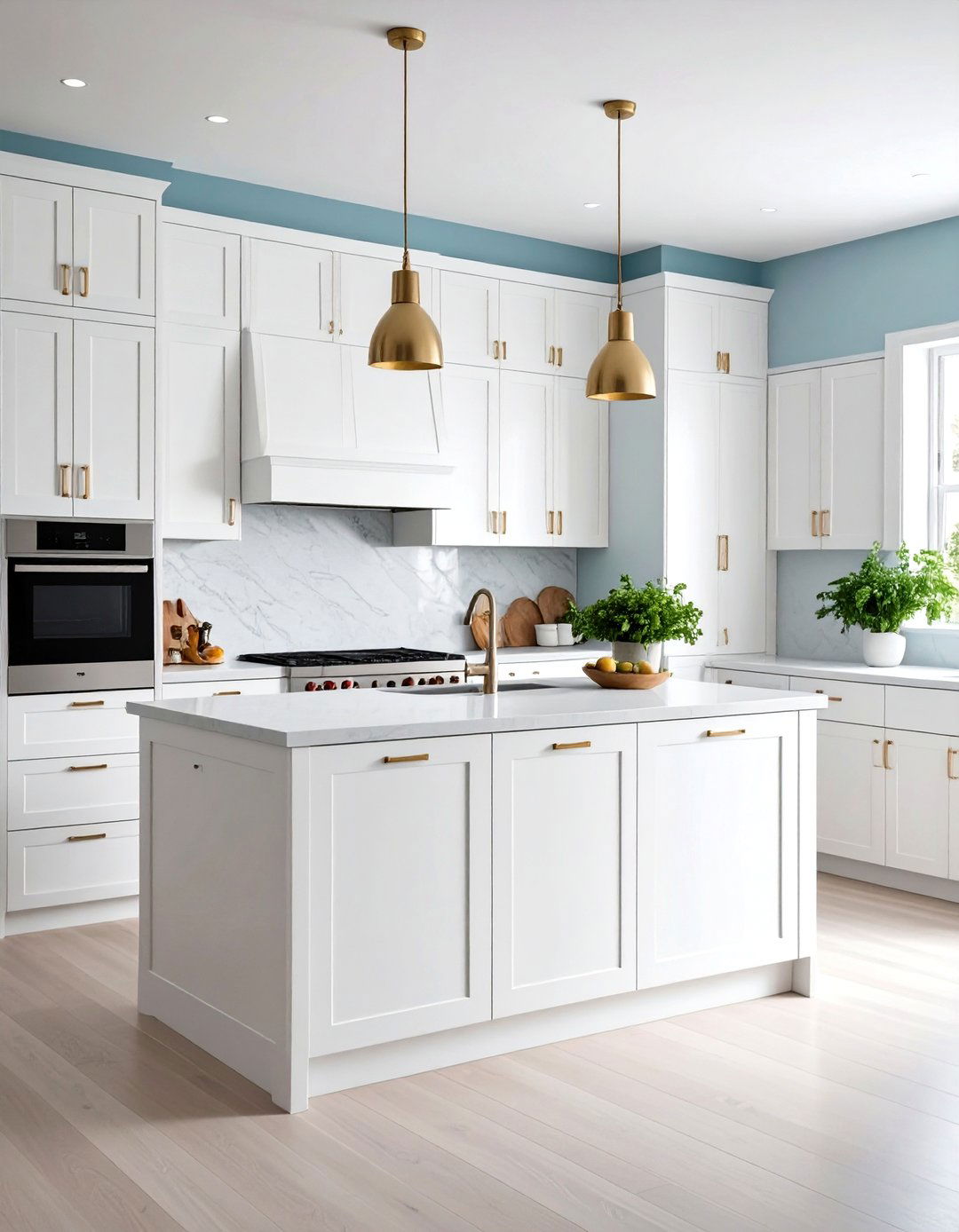 Maximize Storage with Floor to Ceiling Cabinets - 20 U Shaped Kitchen Ideas