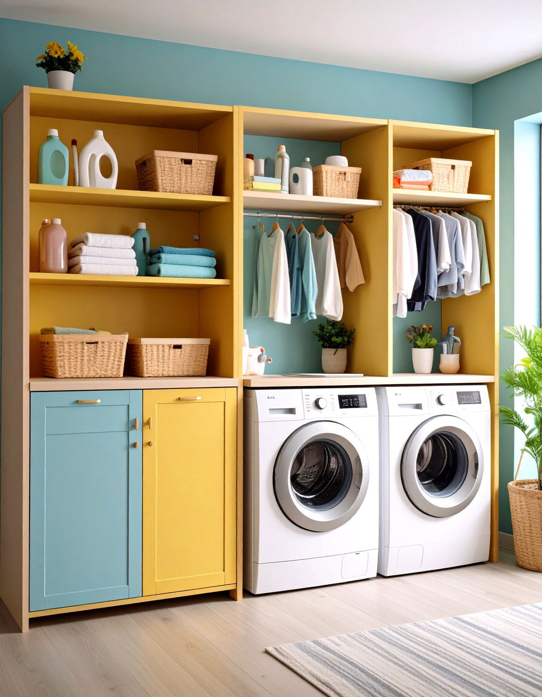 Maximize a Laundry Closet - 20 Small Closet Storage Ideas