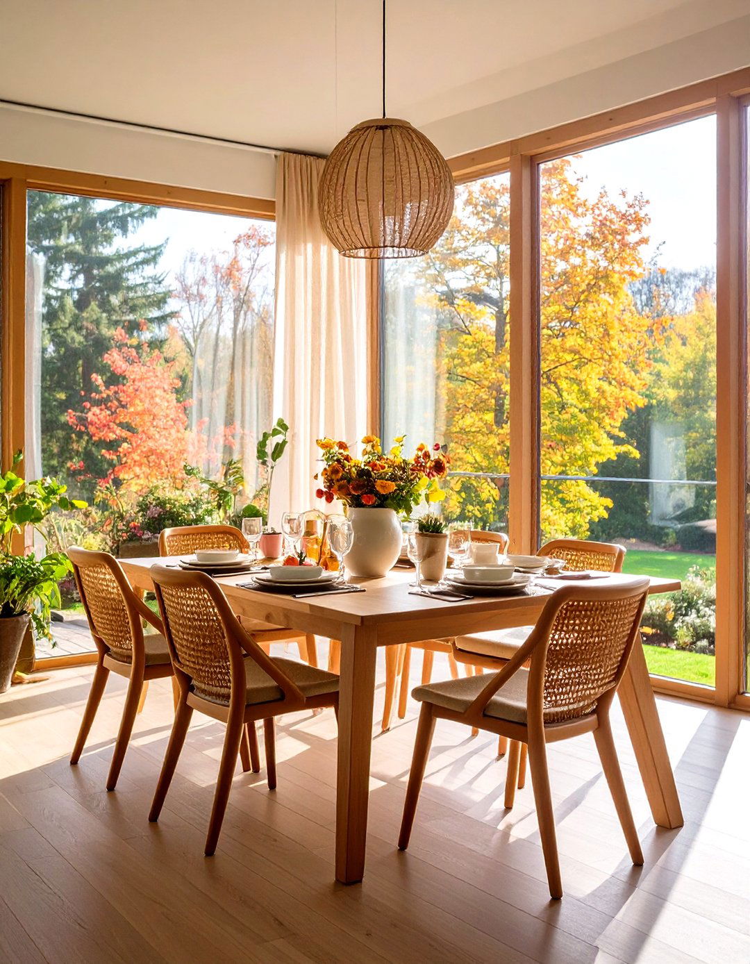 Maximizing Natural Light - 20 Sunroom Dining Room Ideas