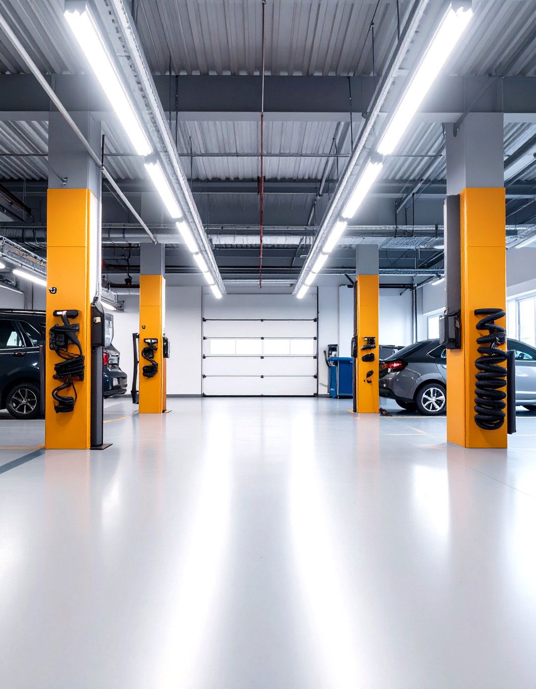 Mechanics Detached Garage with Car Lift - 20 Detached Garage Ideas