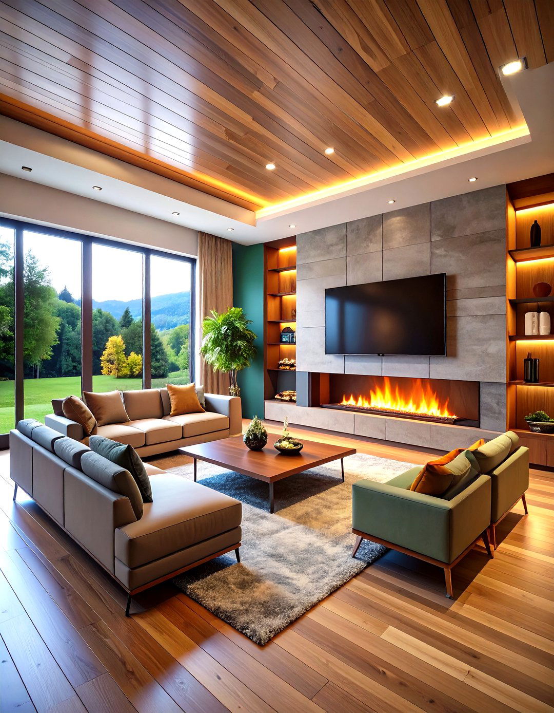 Media Wall Log Burner Integration - 20 Log Burner Ideas