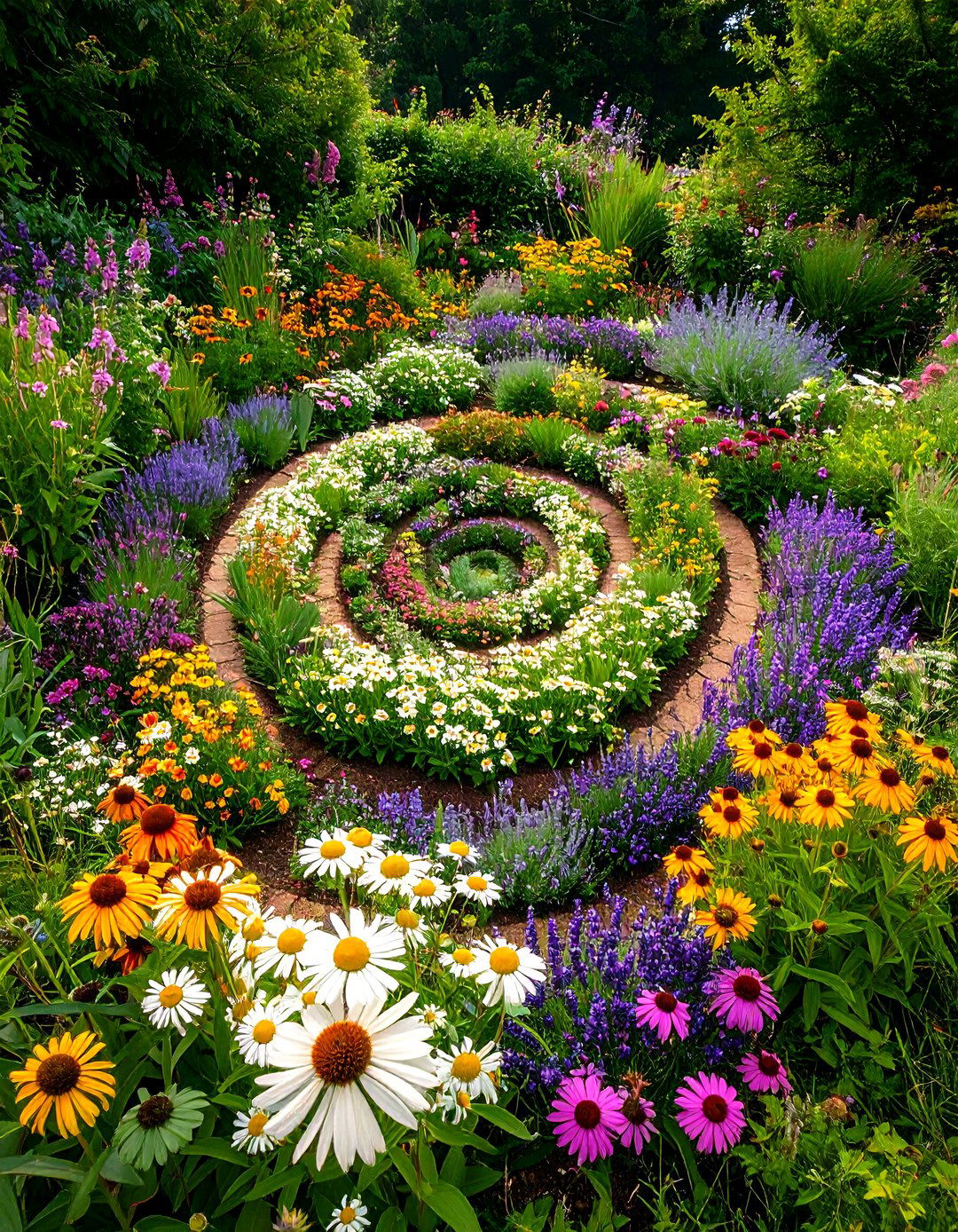 Medicinal Herb Spiral - 20 Spiral Garden Design Ideas