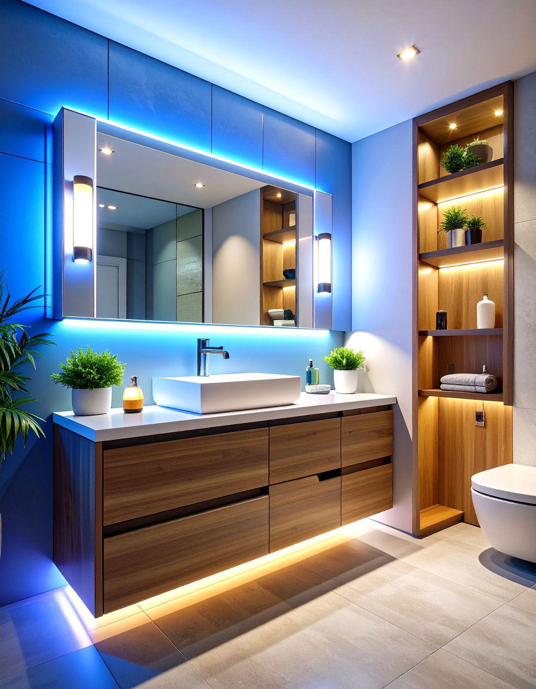 Medicine Cabinet Illuminated Small Bathroom Lighting - 20 Small Bathroom Lighting Ideas