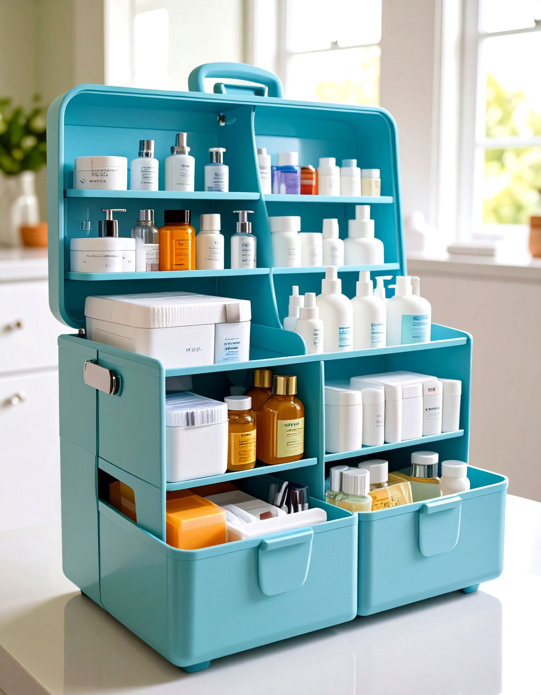 Medicine Storage Bathroom Caddy - 20 Medicine Storage Ideas