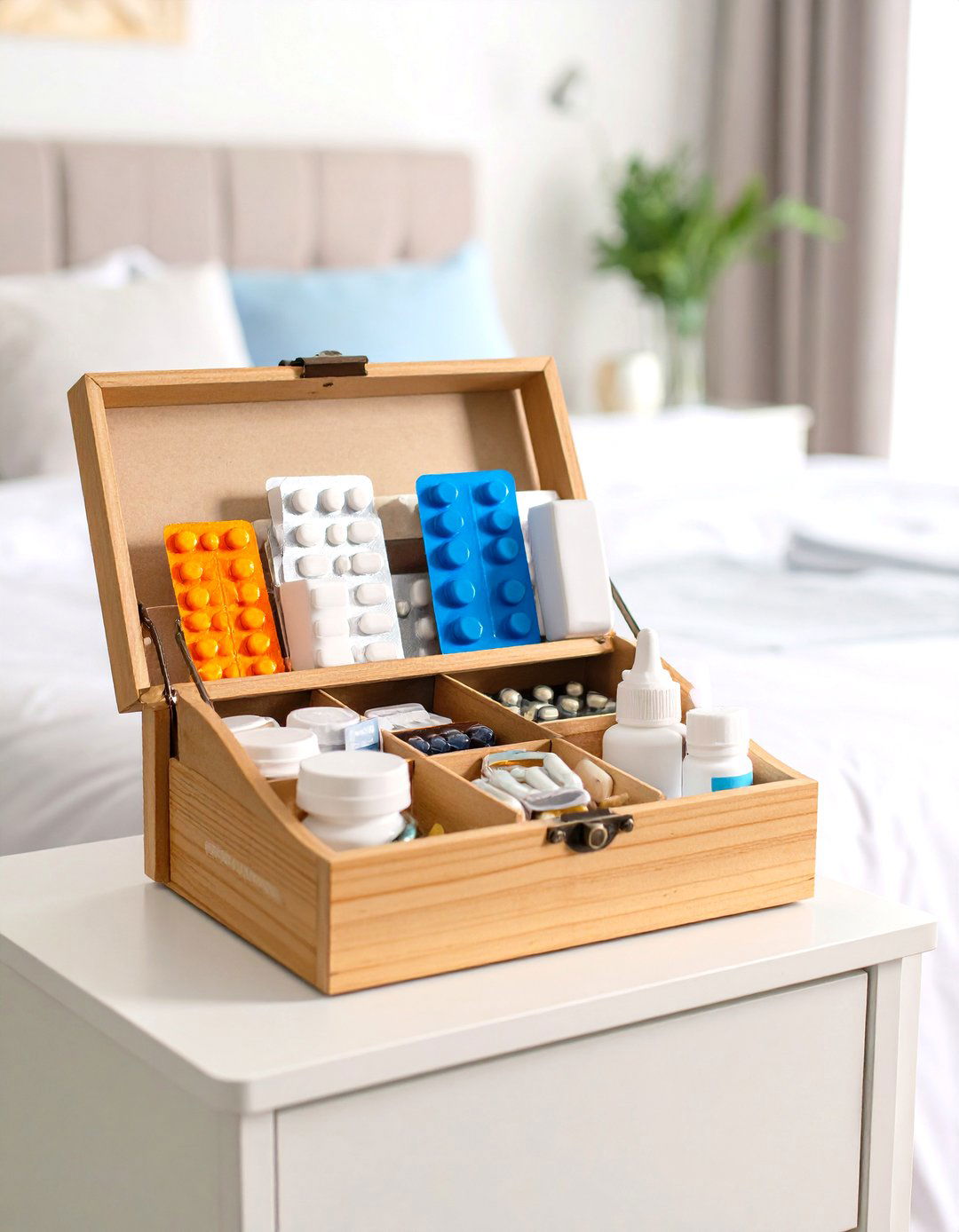Medicine Storage Bedside Emergency Kit - 20 Medicine Storage Ideas