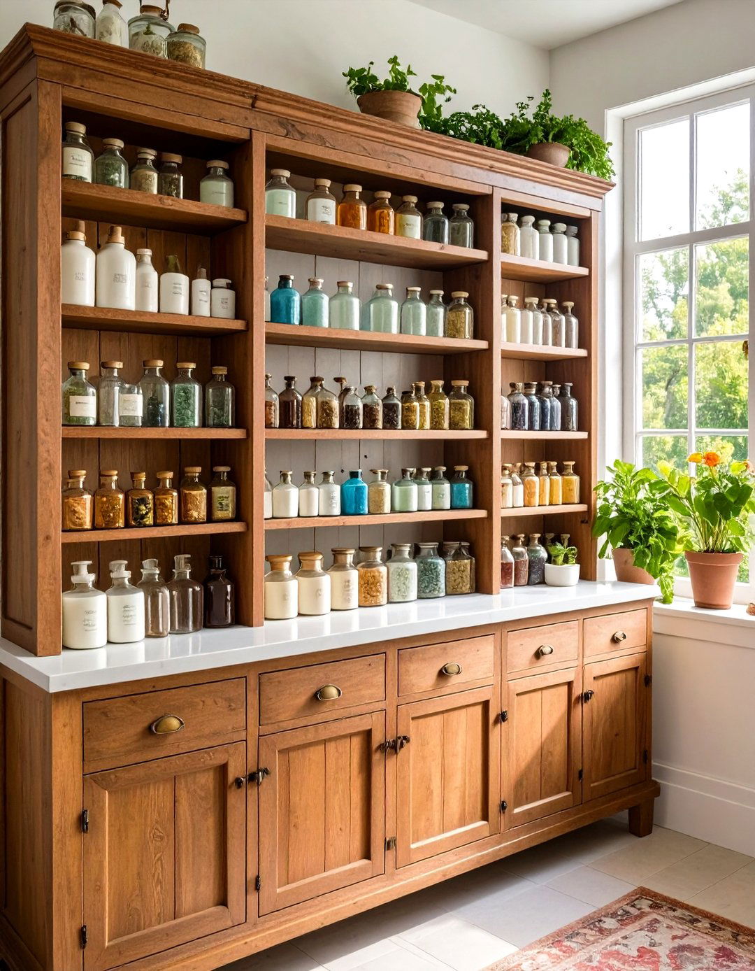 Medicine Storage Vintage Apothecary Style - 20 Medicine Storage Ideas