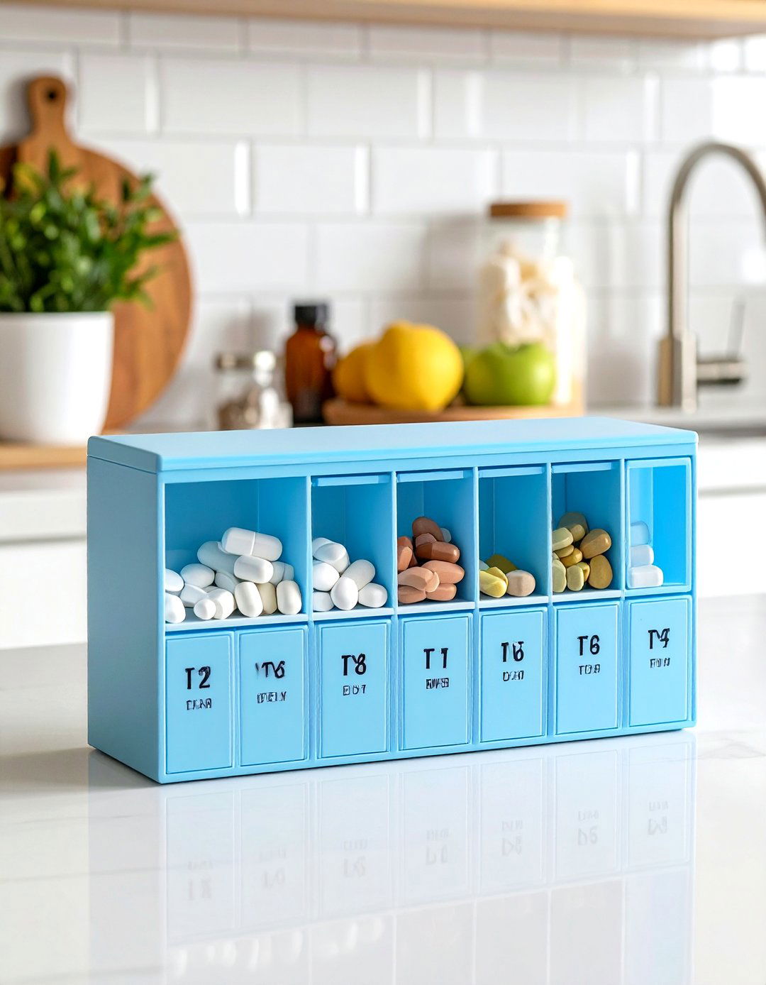 Medicine Storage Weekly Pill Organizer - 20 Medicine Storage Ideas