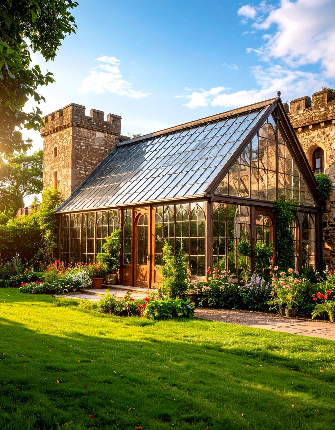 Medieval Castle Fantasy Greenhouse - 20 Fantasy Greenhouse Ideas
