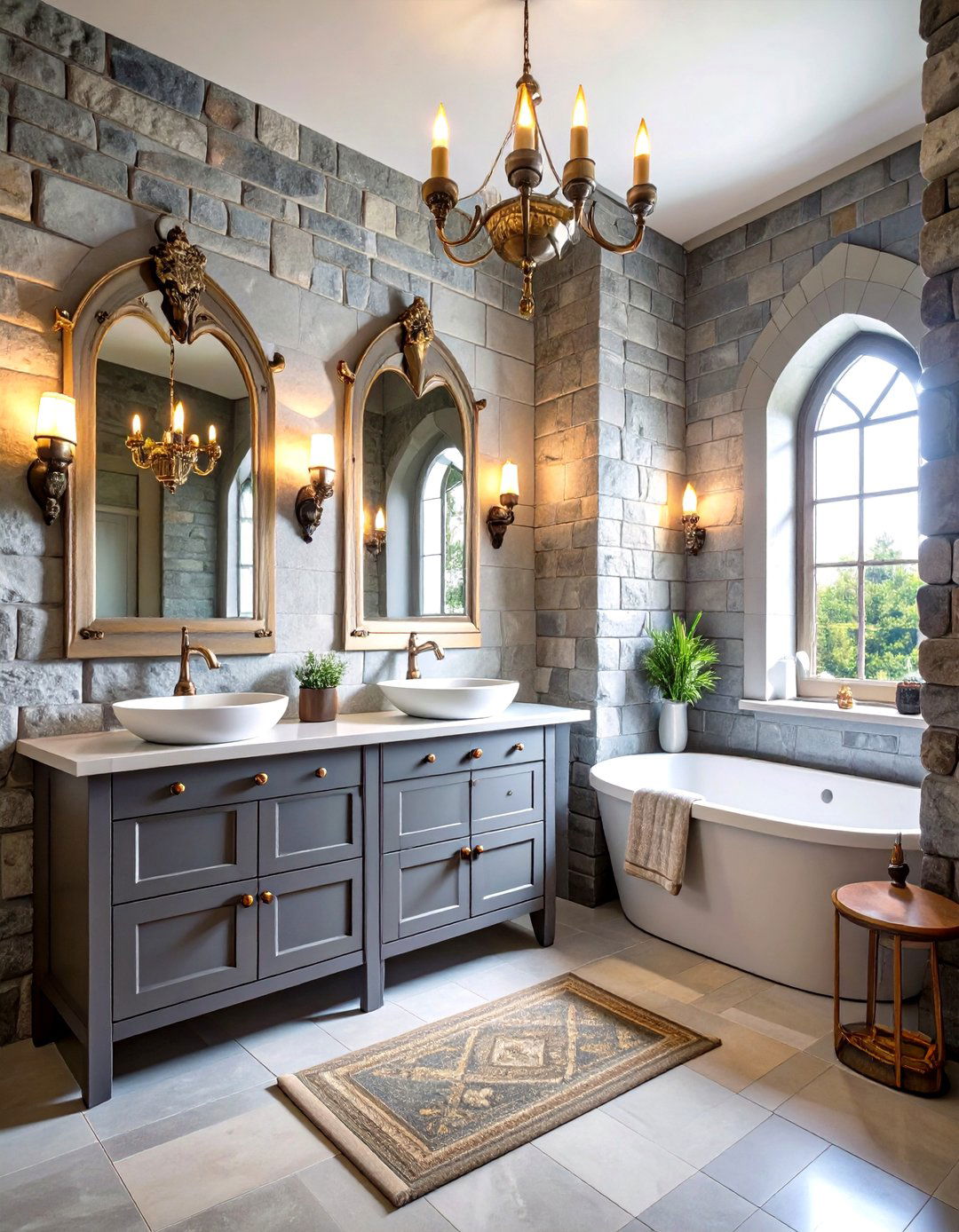 Medieval Castle Kids Bathroom Kingdom - 20 Kids Bathroom Ideas