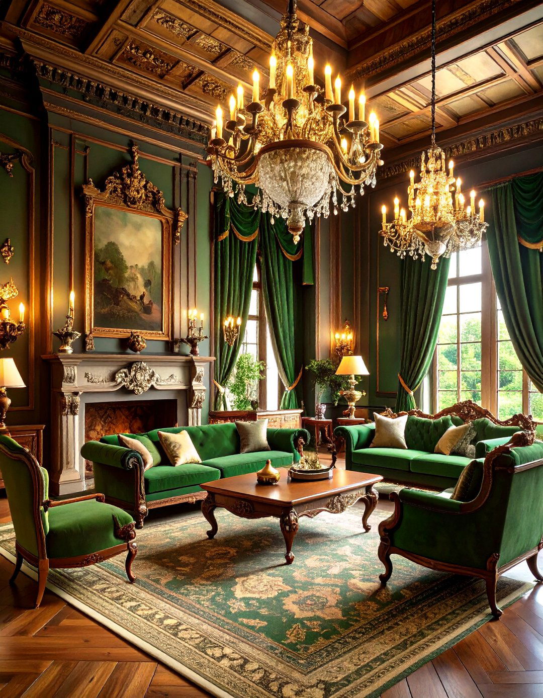 Medieval Castle Royal Living Room with Tapestry Drama - 20 Royal Living Room Design Ideas