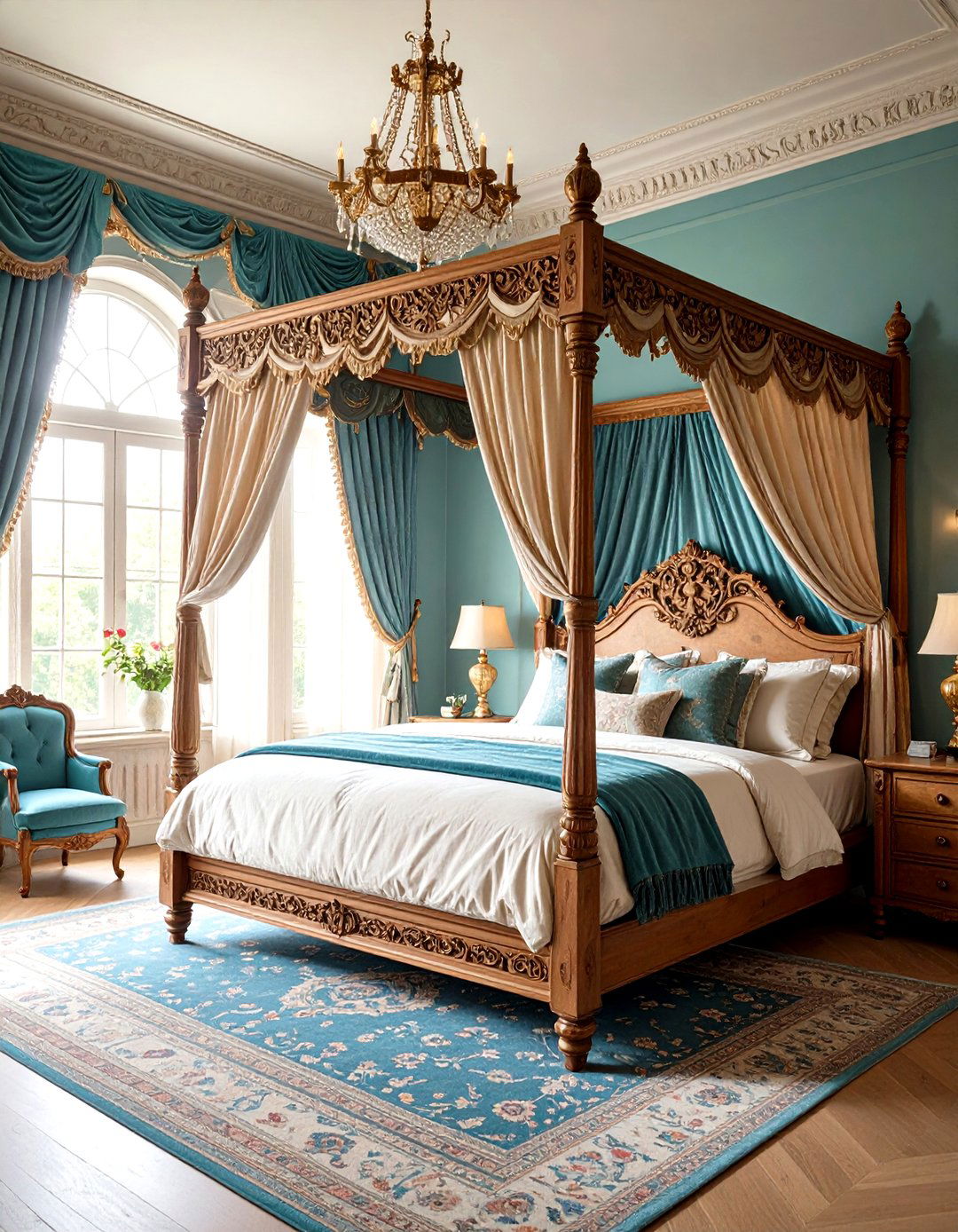 Medieval Four Poster Canopy Bed Home Decor - 20 Medieval Home Decor Ideas