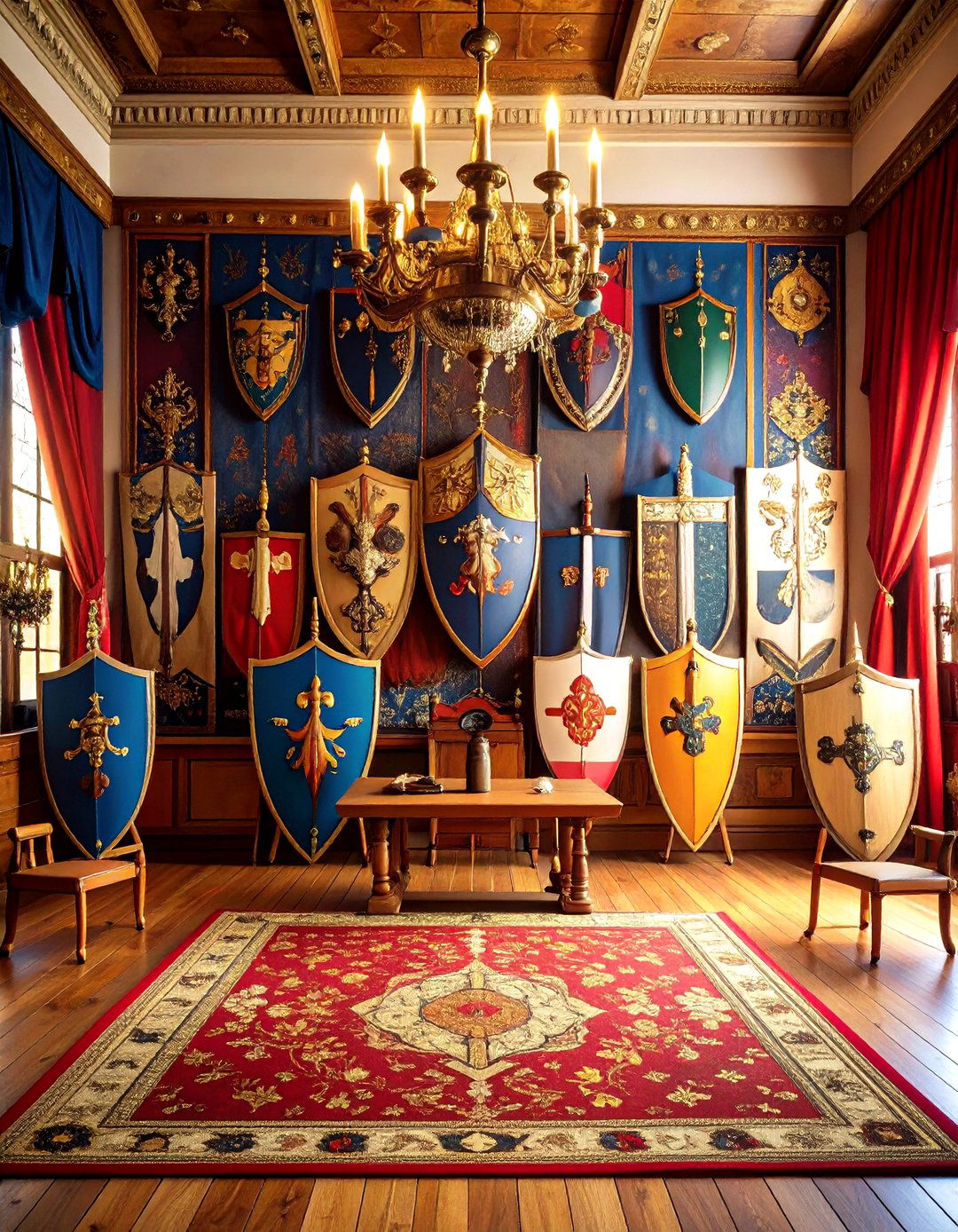 Medieval Heraldic Shield Home Decor - 20 Medieval Home Decor Ideas