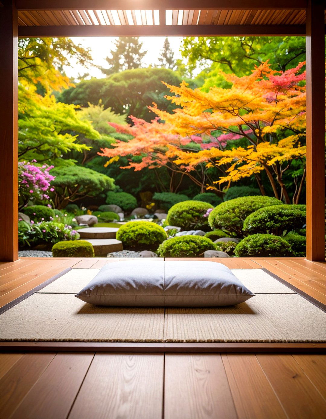Meditation Cushion Zen Garden - 20 Zen Garden Ideas