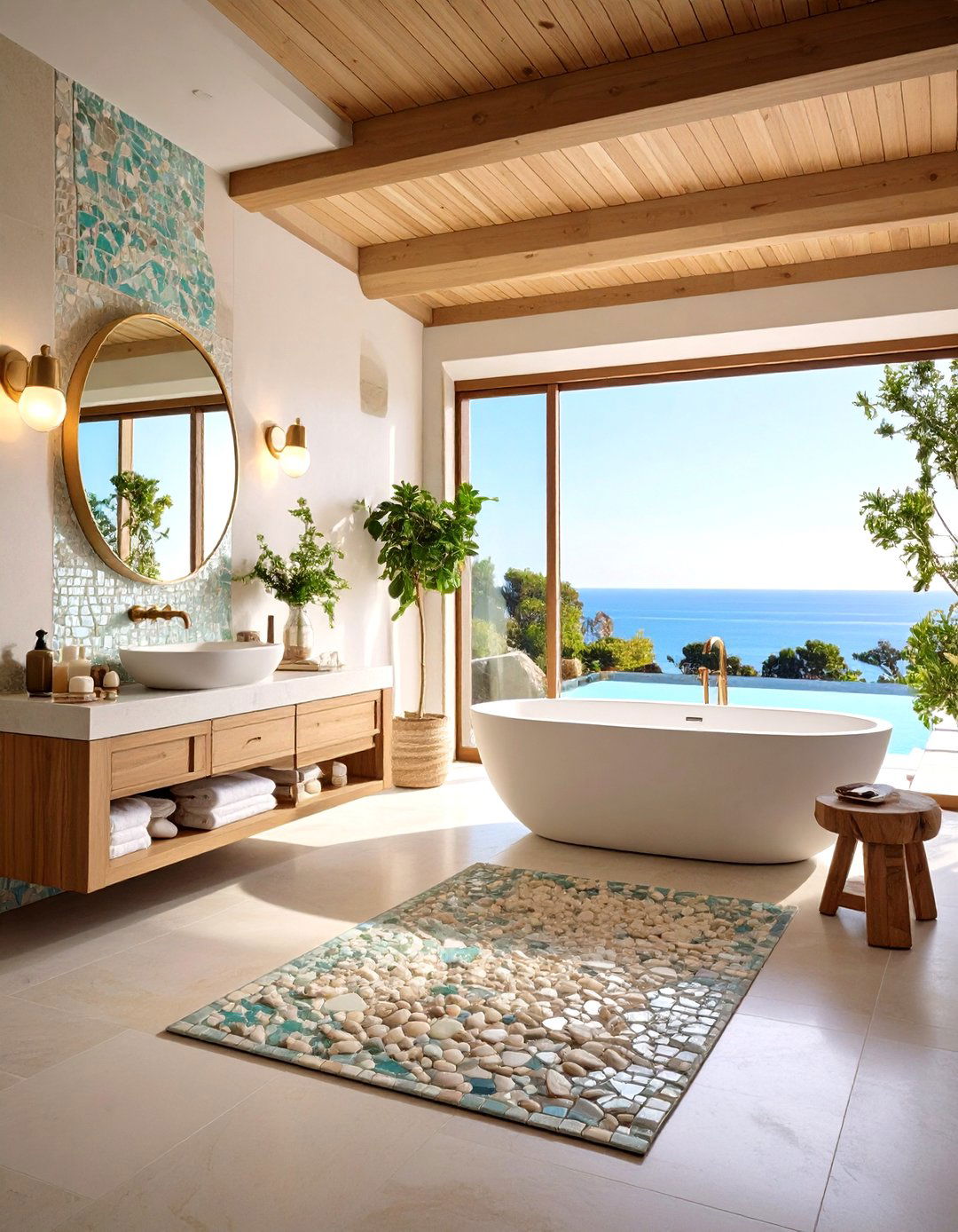 Mediterranean Coastal Wet Room - 20 Wet Room Ideas