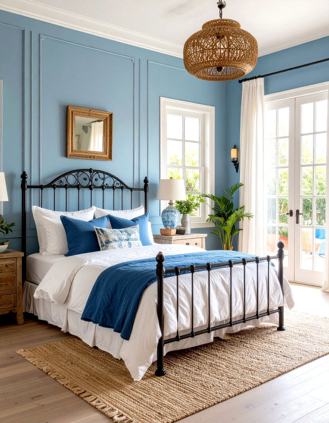 Mediterranean Light Blue Bedroom Escape - 20 Light Blue Bedroom Ideas