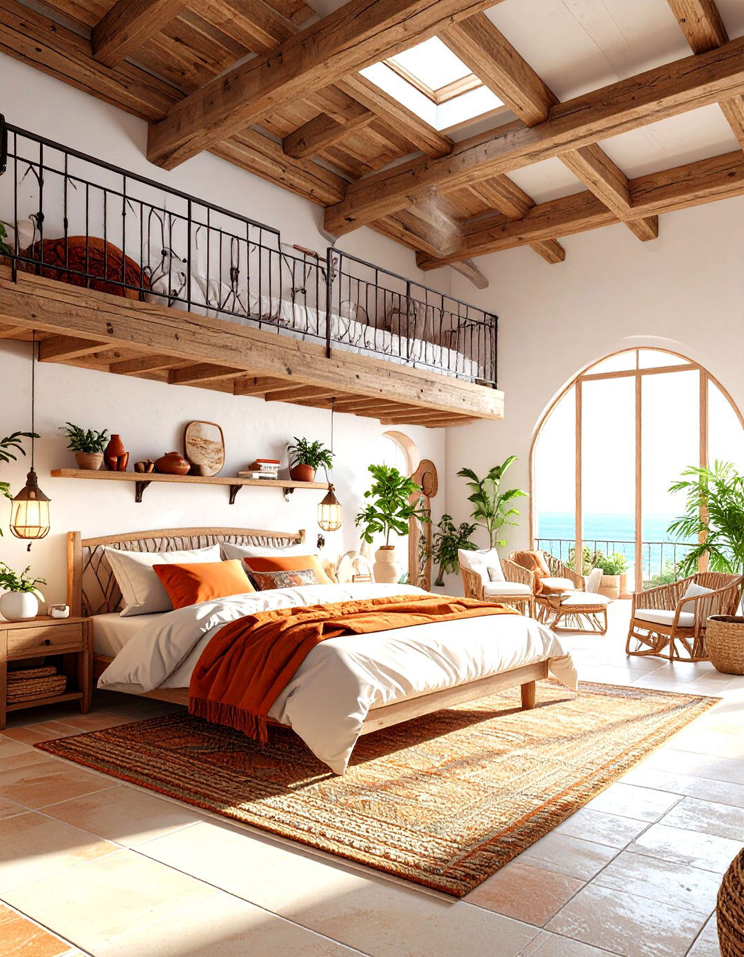 Mediterranean Loft Bedroom - 20 Loft Bedroom Ideas