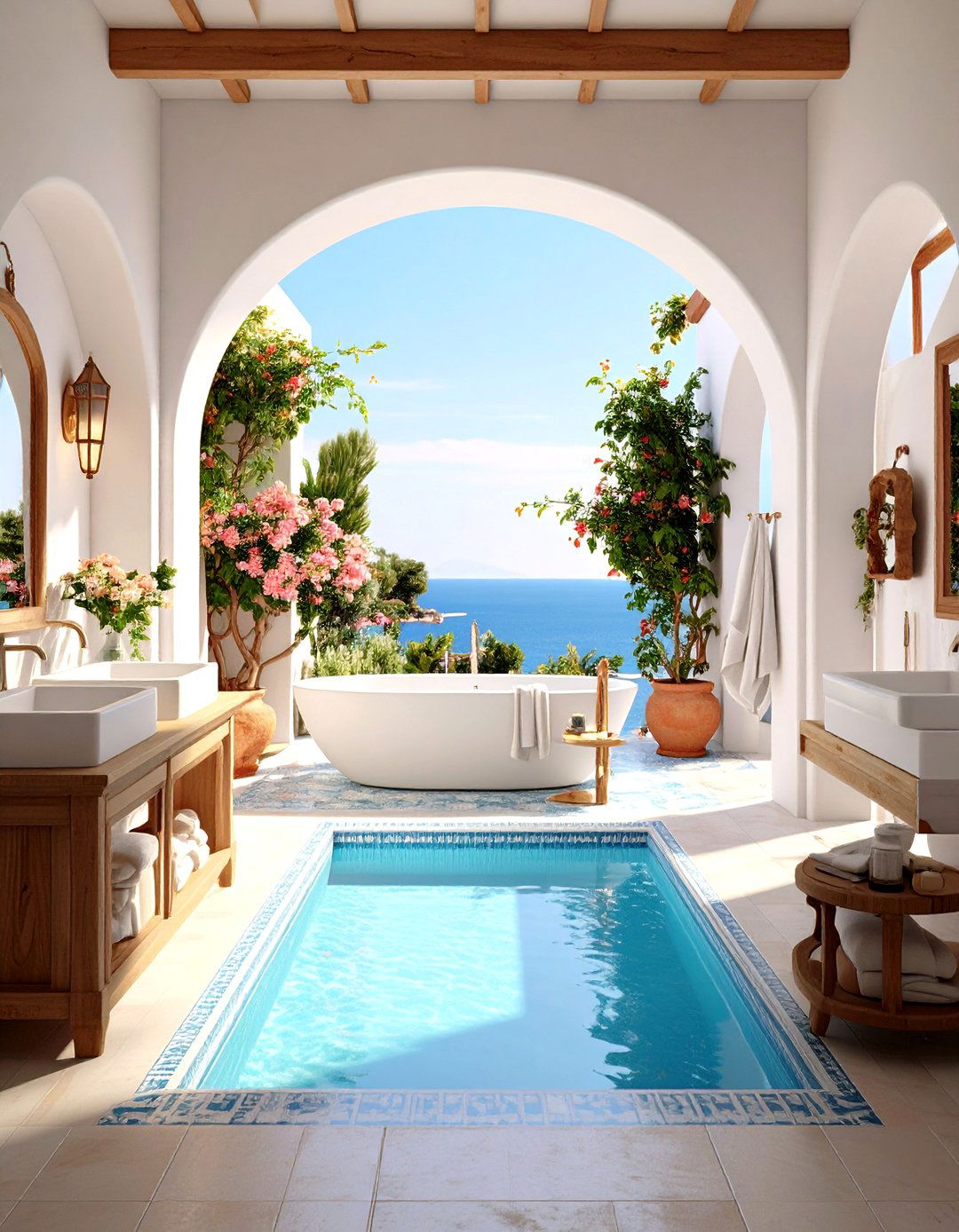 Mediterranean Pool Bathroom - 20 Pool Bathroom Ideas
