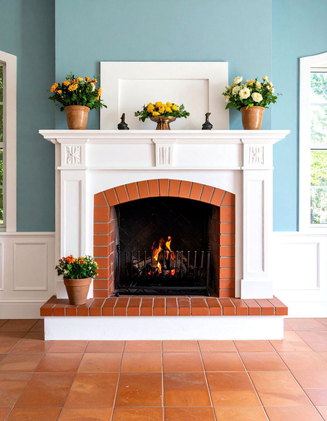Mediterranean Spanish Fireplace - 20 Spanish Style Fireplace Ideas