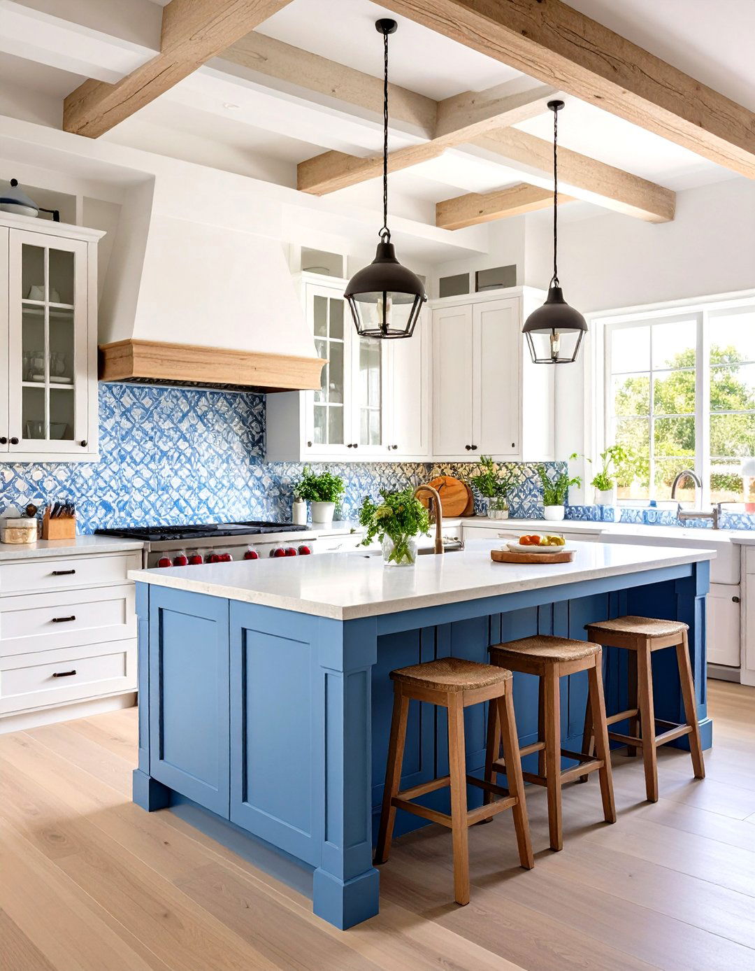 Mediterranean Spanish Style Kitchen with Coastal Influences - 20 Spanish Style Kitchen Ideas