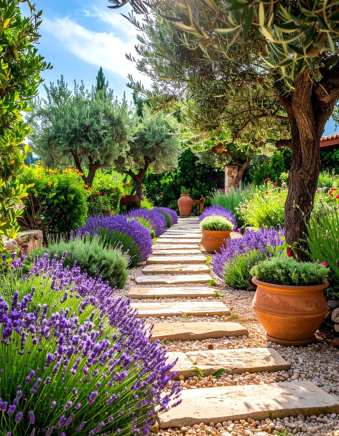 Mediterranean Style Low Maintenance Backyard Landscaping - 20 Low Maintenance Backyard Landscaping Ideas