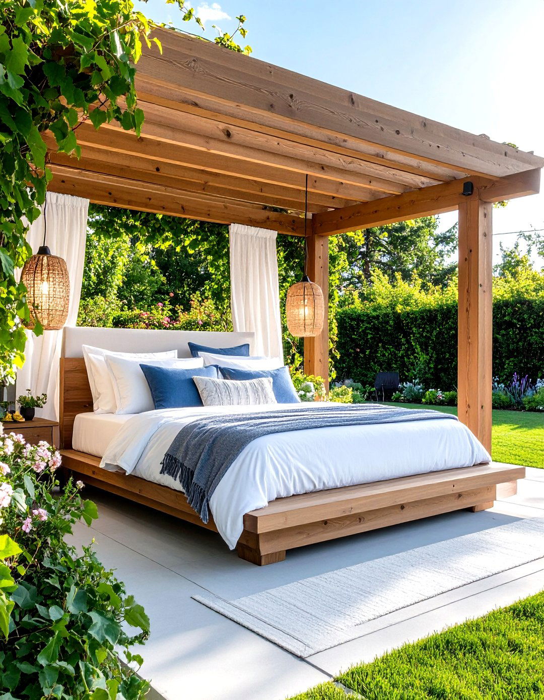 Mediterranean Style Outdoor Bedroom Ideas with Coastal Charm - 20 Outdoor Bedroom Ideas