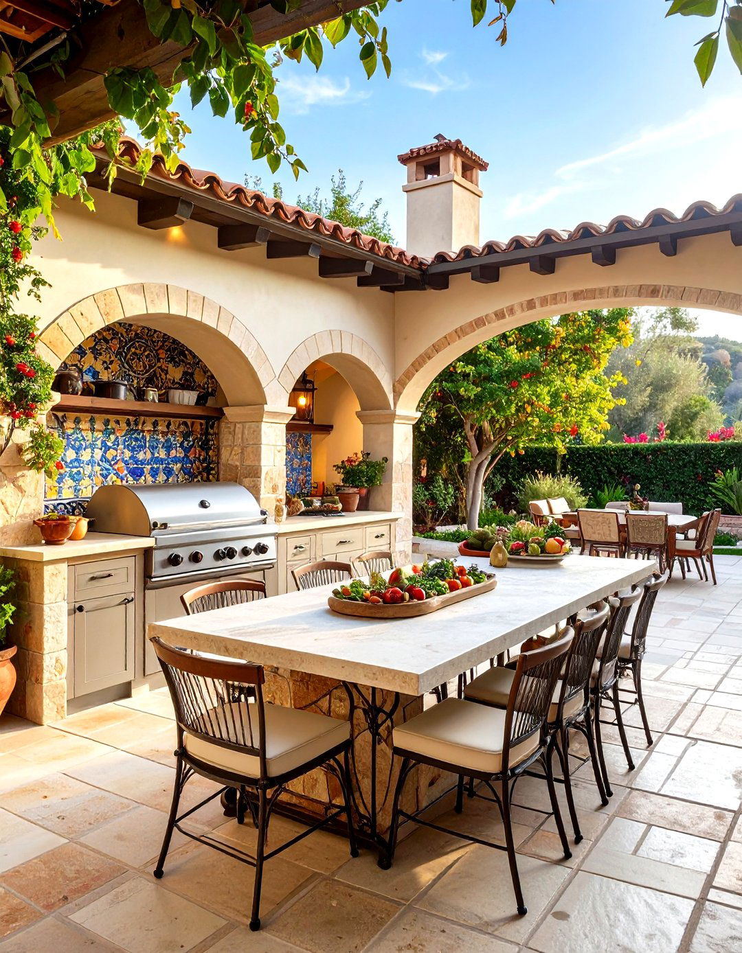 Mediterranean Style Outdoor Kitchen Designs - 20 Outdoor Kitchen Designs