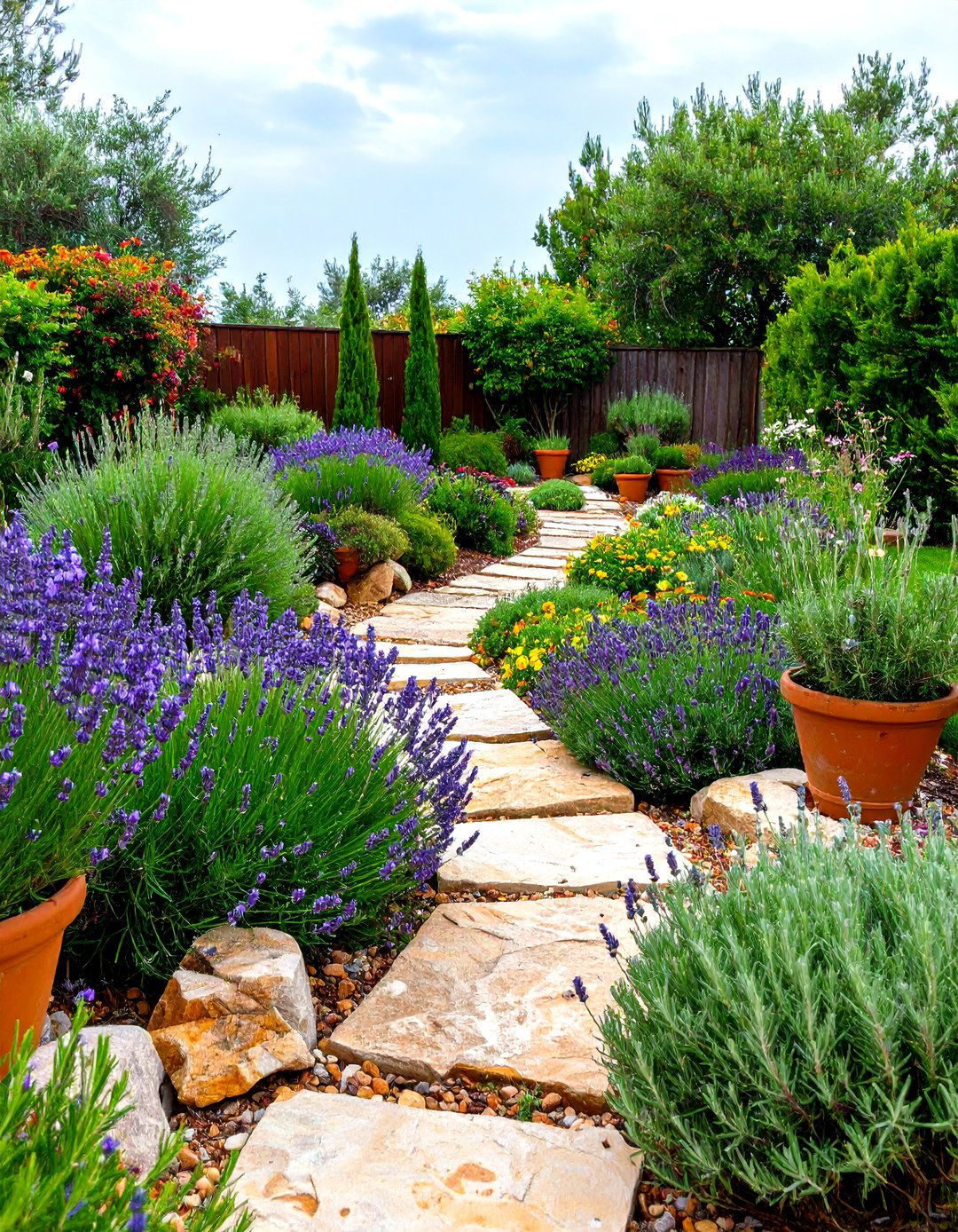Mediterranean Style Parterre Garden - 20 Parterre Garden Ideas