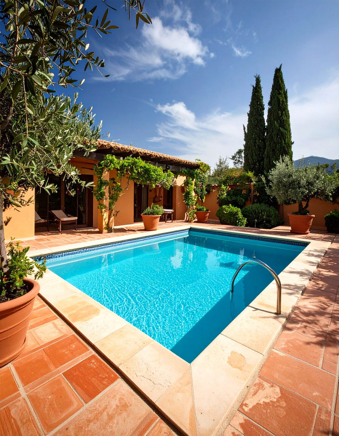 Mediterranean Style Plunge Pool - 20 Plunge Pool Ideas