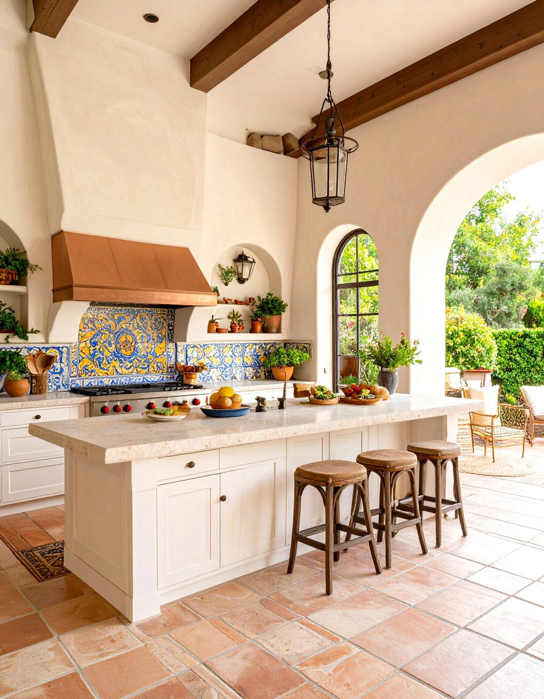 Mediterranean Villa Lanai Kitchen - 20 Lanai Kitchen Ideas