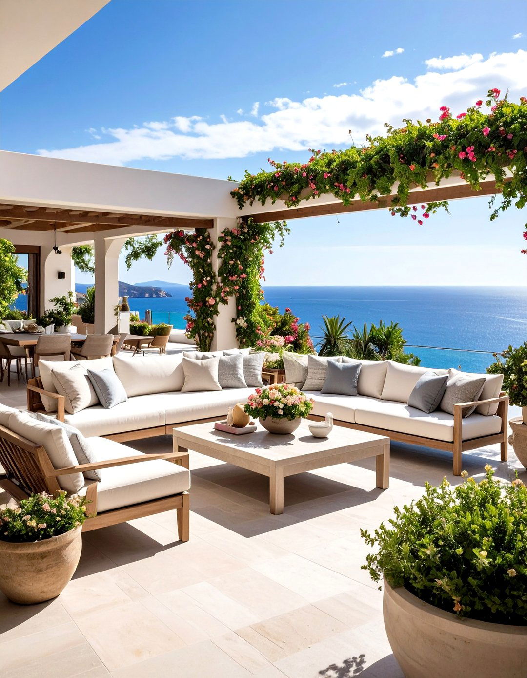 Mediterranean Villa Man Cave Terrace - 20 Luxury Man Cave Ideas