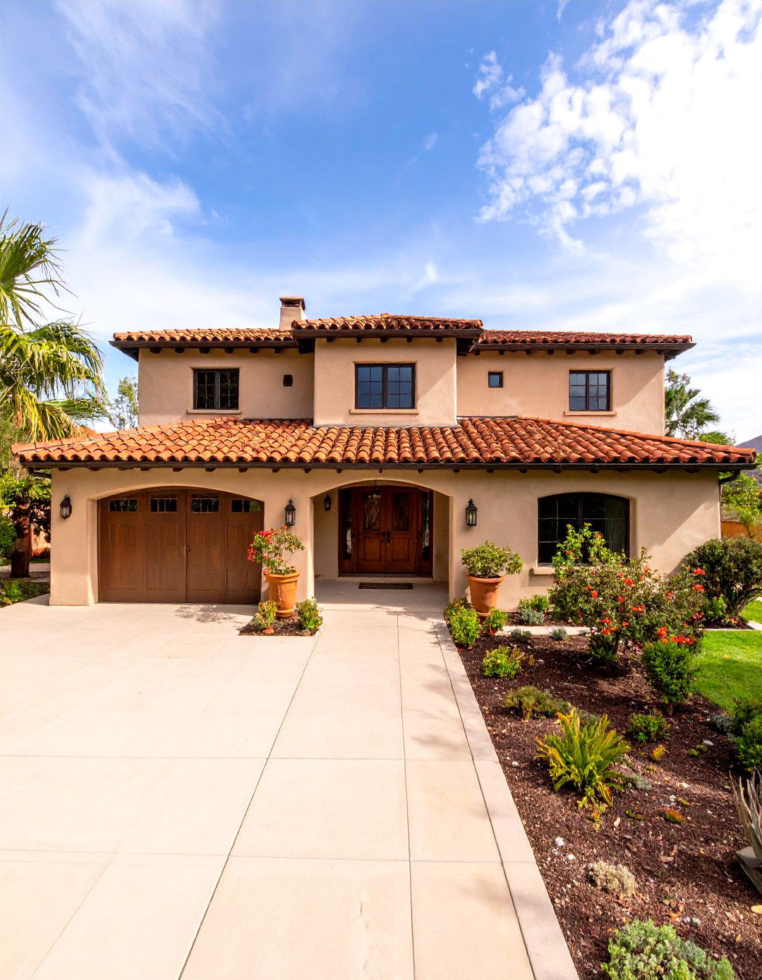 Mediterranean Villa with Black Tile Roof - 20 houses with black roofs