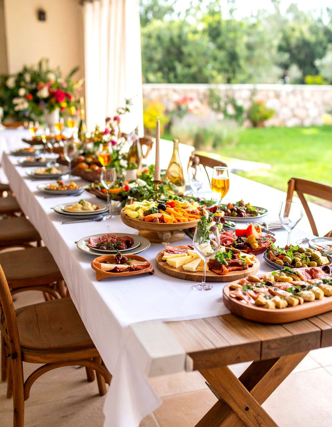 Mediterranean Wedding Buffet Grazing Table - 20 Wedding Buffet Ideas