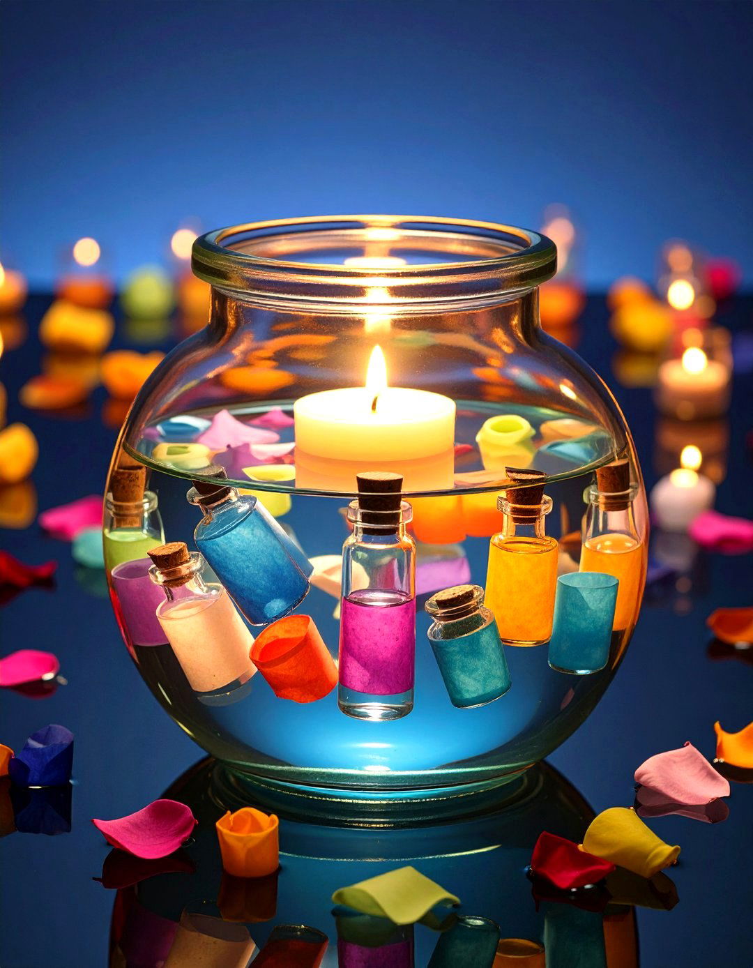 Message in a Bottle Love Notes - 20 Floating Wedding Centerpiece Ideas