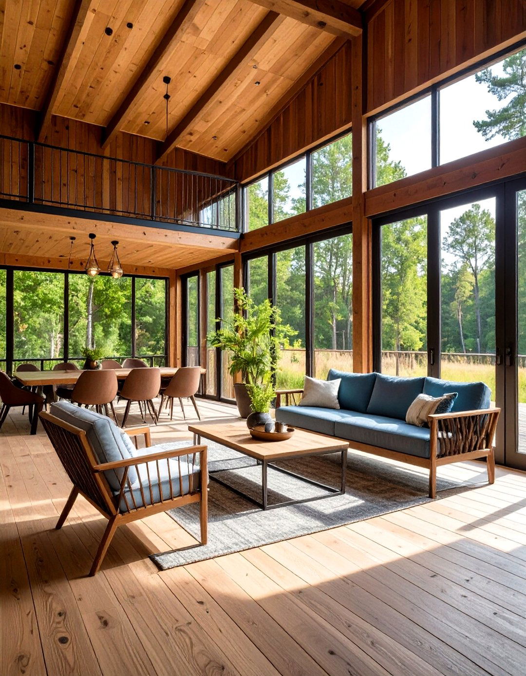 Metal Accents for Modern Barndominium Style - 20 Rustic Barndominium Interior Design Ideas