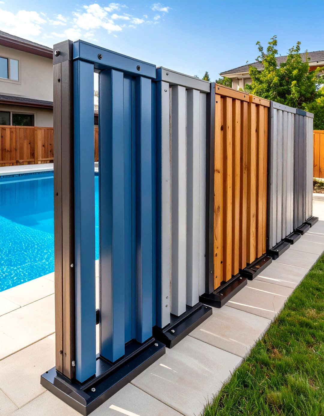 Metal Panel Barricades - 20 Temporary Fence Ideas