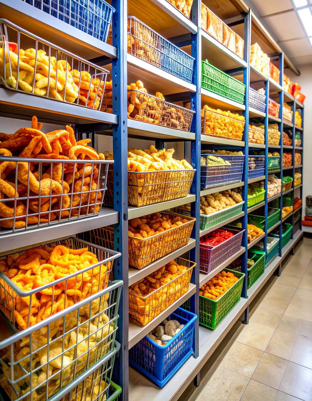 Metal Wire Baskets - 20 Snack Storage Ideas