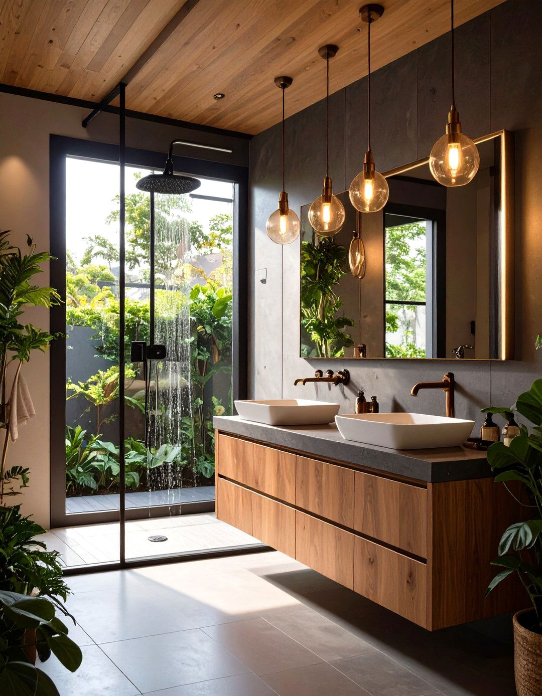Metallic Accents - 20 Small Ensuite Design Ideas