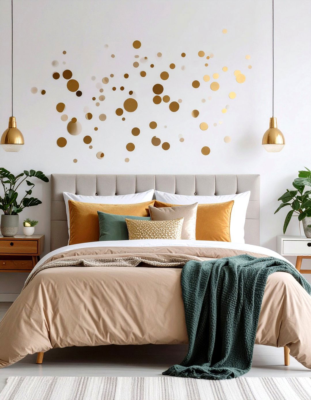 Metallic Decal Bedroom Wall Decor - 20 Bedroom Wall Decor Ideas