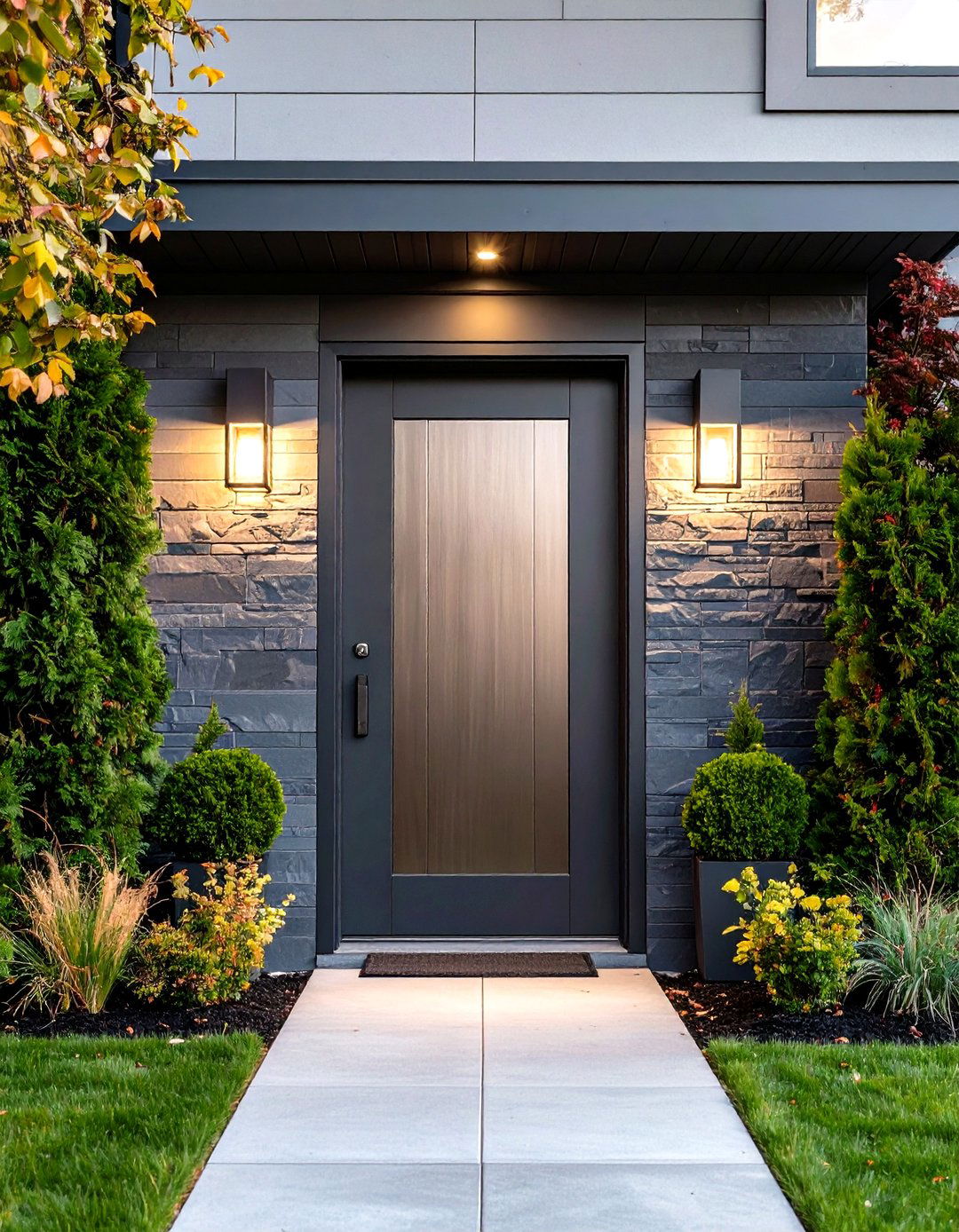 Metallic Satin Door - 20 Door Painting Ideas