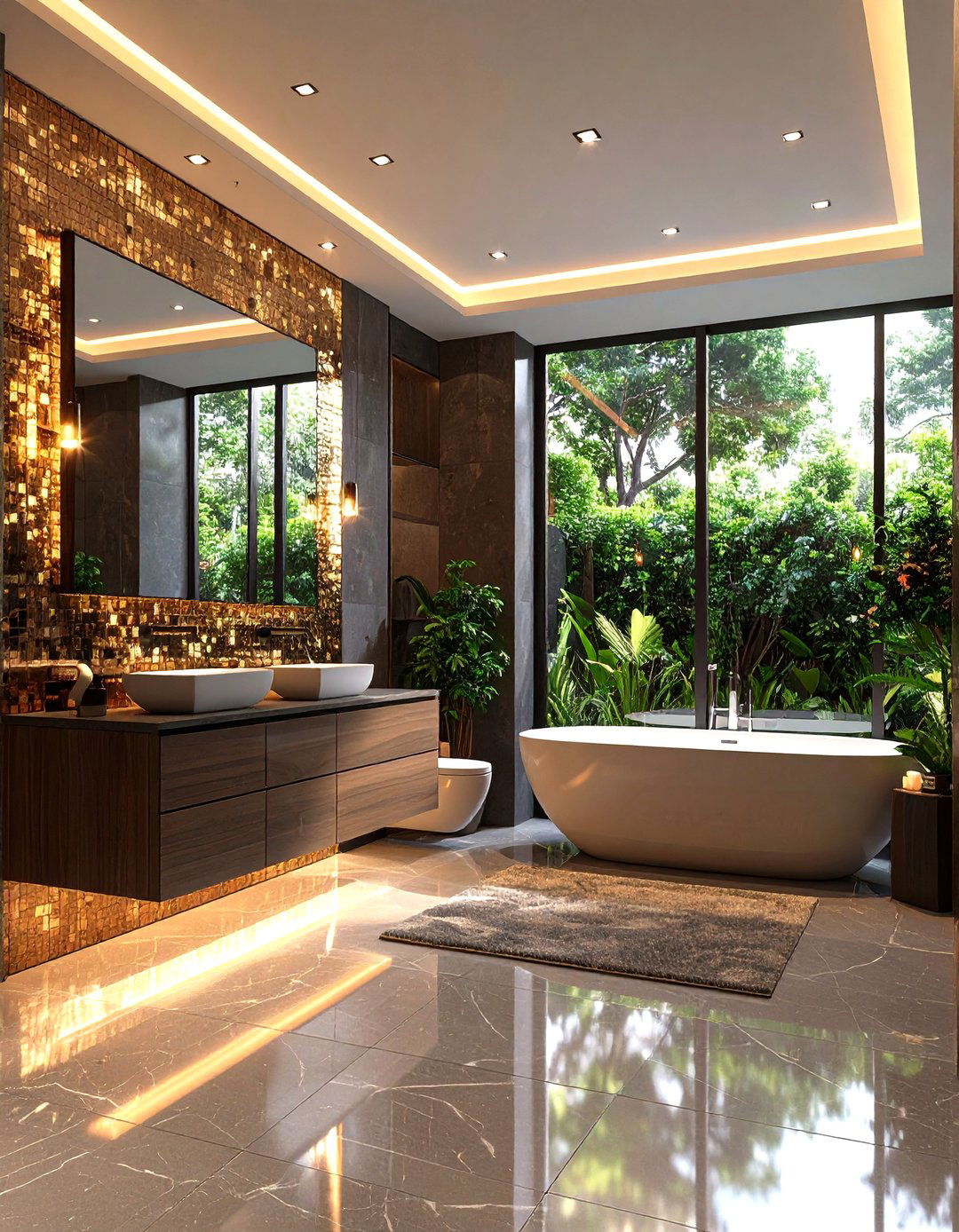 Metallic Tiles - 20 Wall Covering Ideas