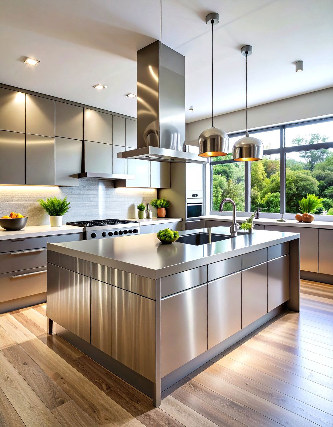 Metallic and Stainless Steel Panels - 20 Wall Paneling Ideas