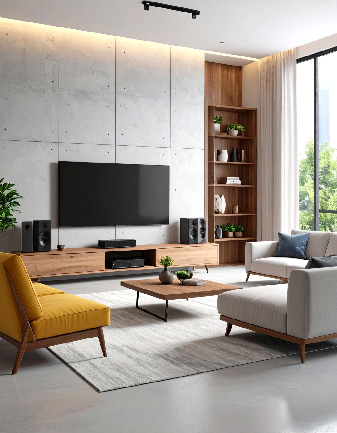 Metro Style Entertainment Center - 20 Metro Style Interior Design Ideas