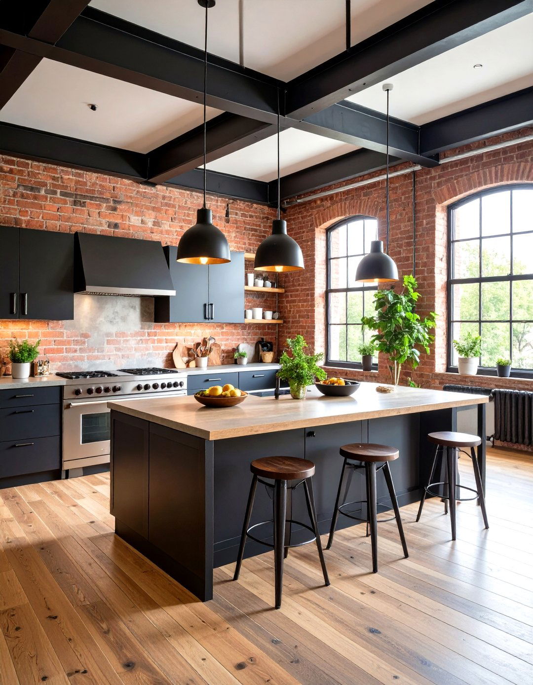Metro Style Industrial Kitchen Design - 20 Metro Style Interior Design Ideas