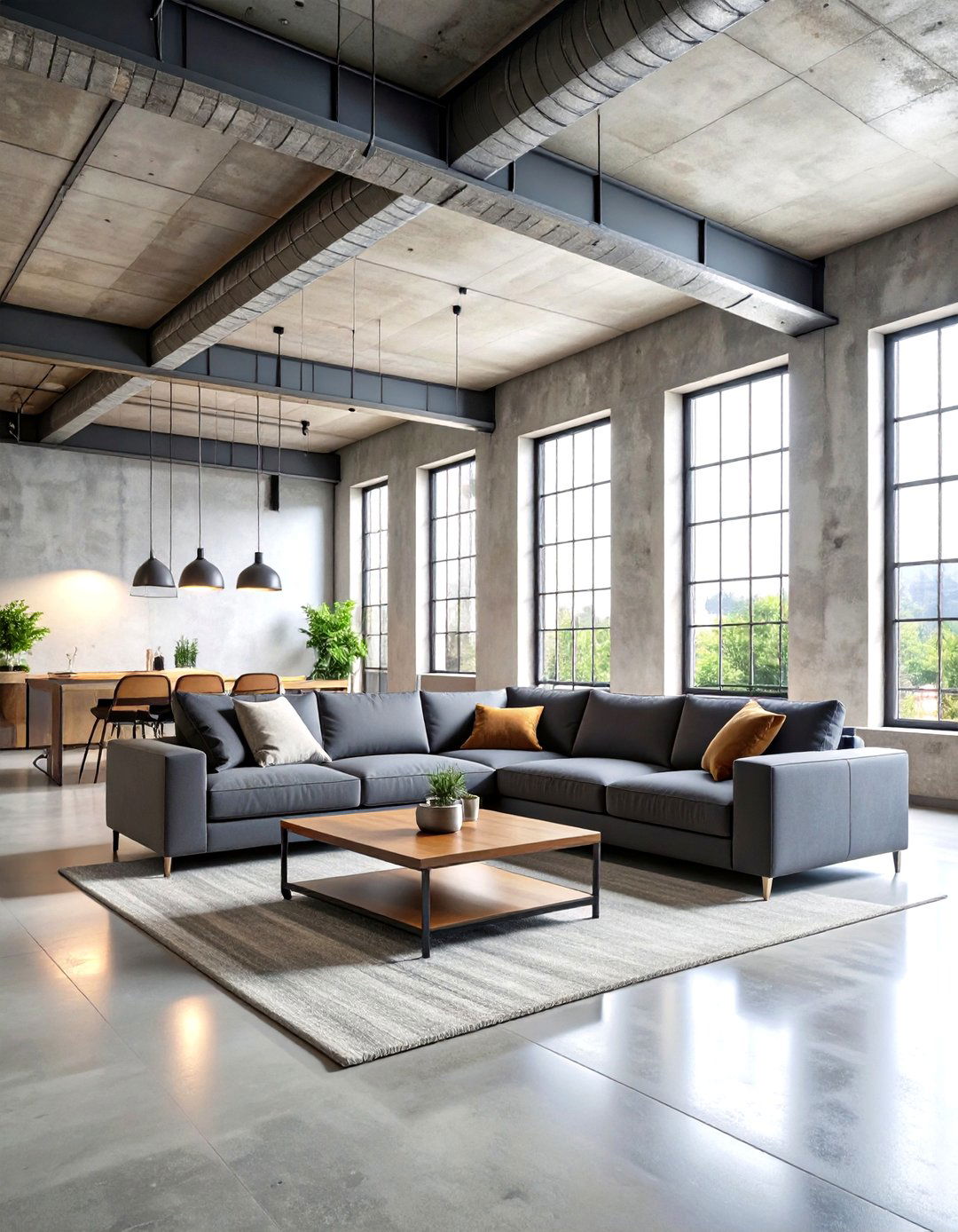 Metro Style Loft Inspired Living Space - 20 Metro Style Interior Design Ideas