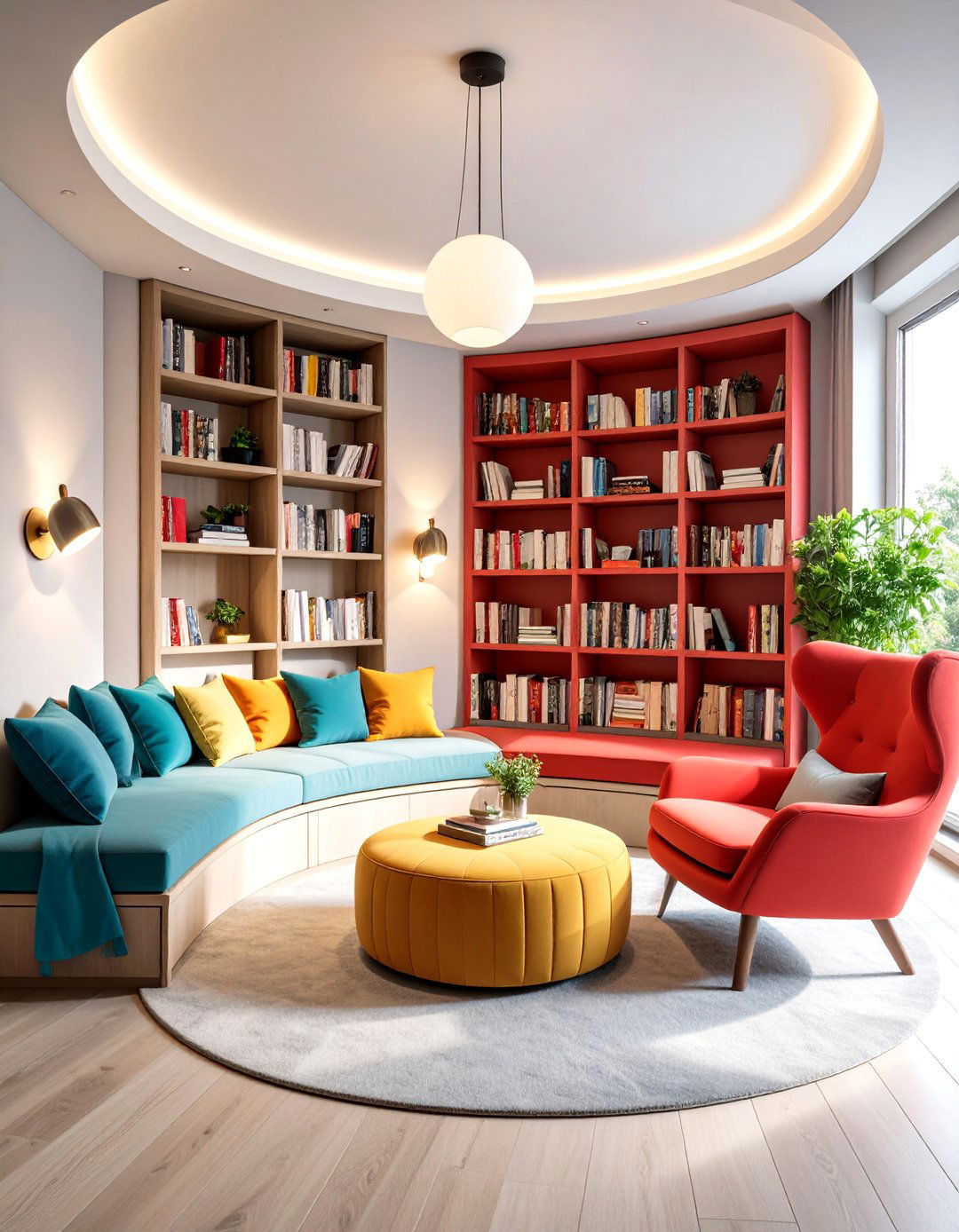Metro Style Reading Nook - 20 Metro Style Interior Design Ideas