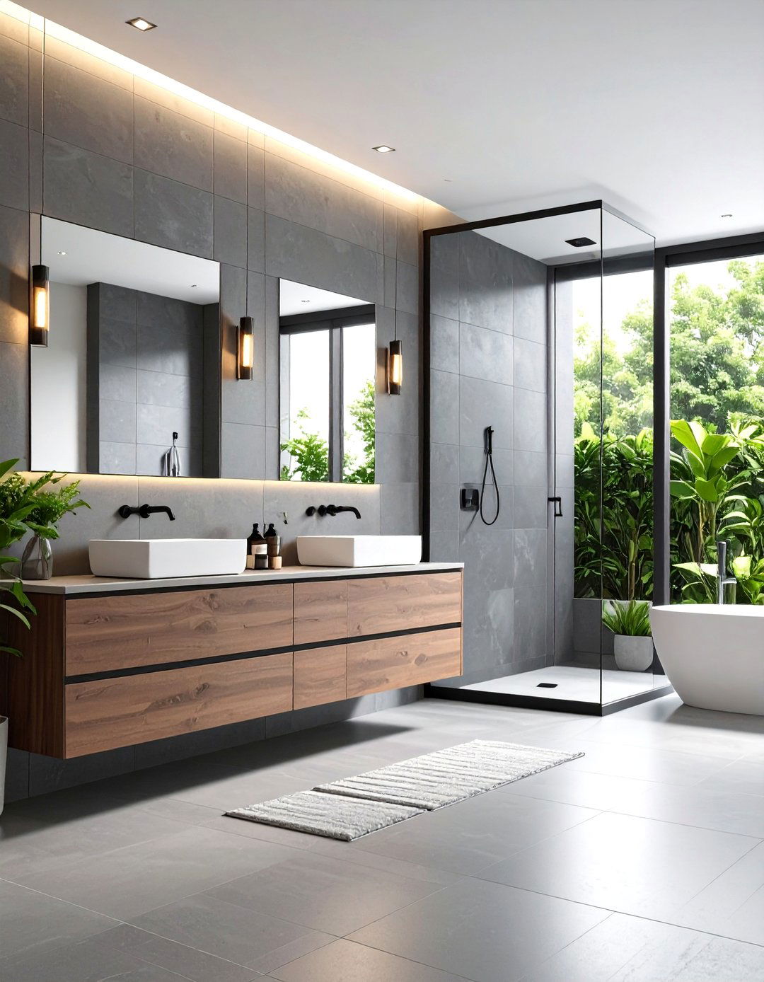 Metro Style Spa Inspired Bathroom - 20 Metro Style Interior Design Ideas