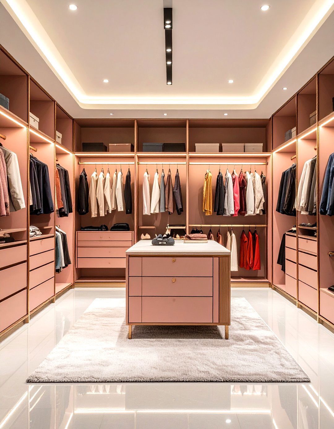 Metro Style Walk In Closet - 20 Metro Style Interior Design Ideas